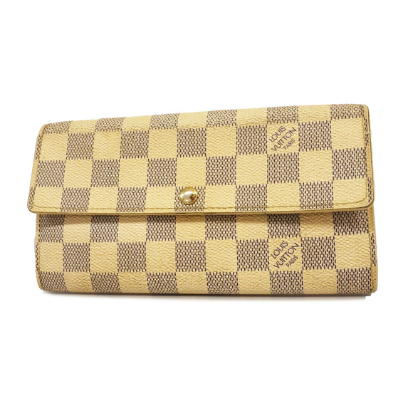 Louis Vuitton Handbags - LOUIS VUITTONAuth  Damier Azur Portofeuil Sala N61735 Women's Long Wallet